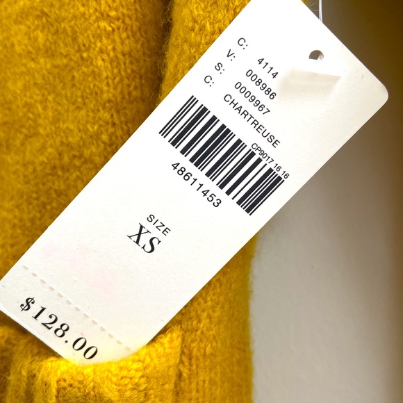 NWT cit:twa by Anthropologie Crossover Gold / Mustard Top - Picture 4 of 8
